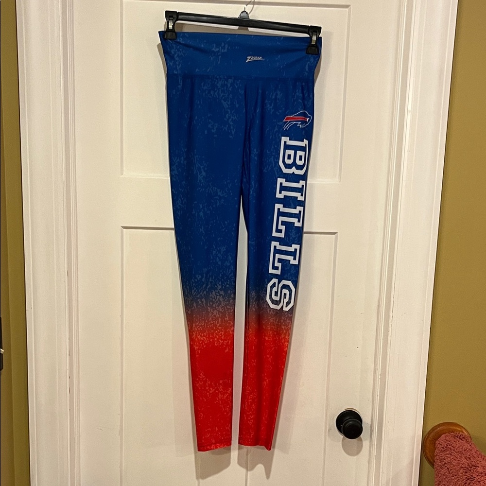 Zubaz Women's Blue and Red Leggings